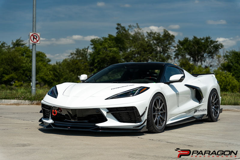 Paragon Maxton Design C8 Corvette Front Splitter - Winglets