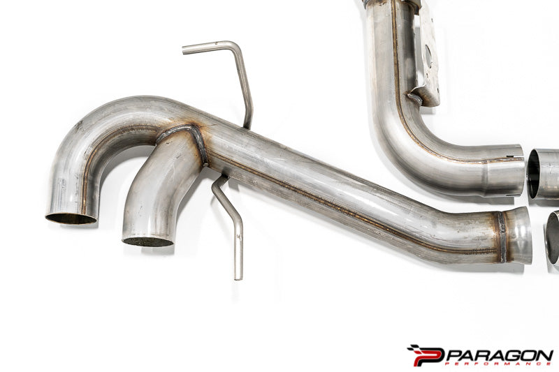 MBRP C8 Corvette 3" Stainless Steel Catback Exhaust - Quad Tips w/ Carbon Fiber Tips