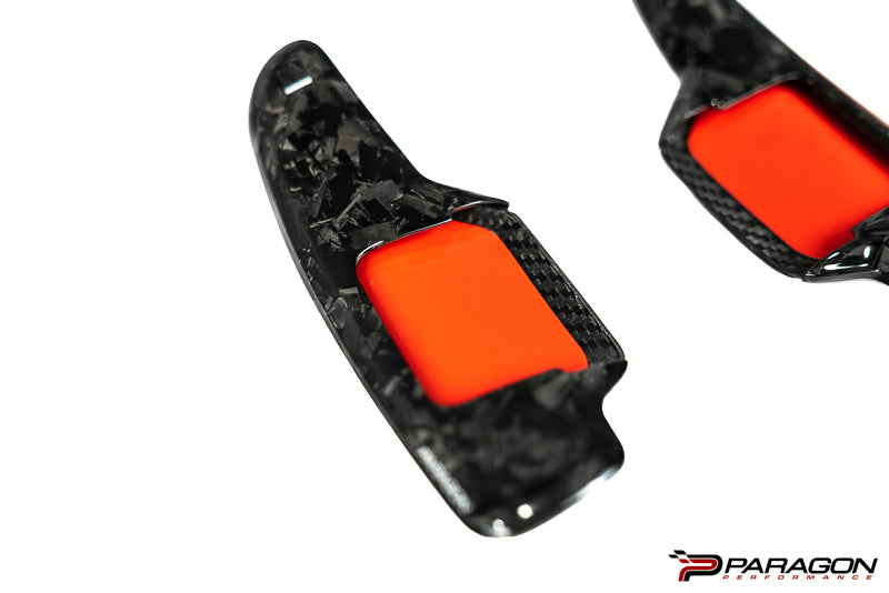 Paragon C8 Corvette Paddle Shifter Covers - Forged Carbon Fiber