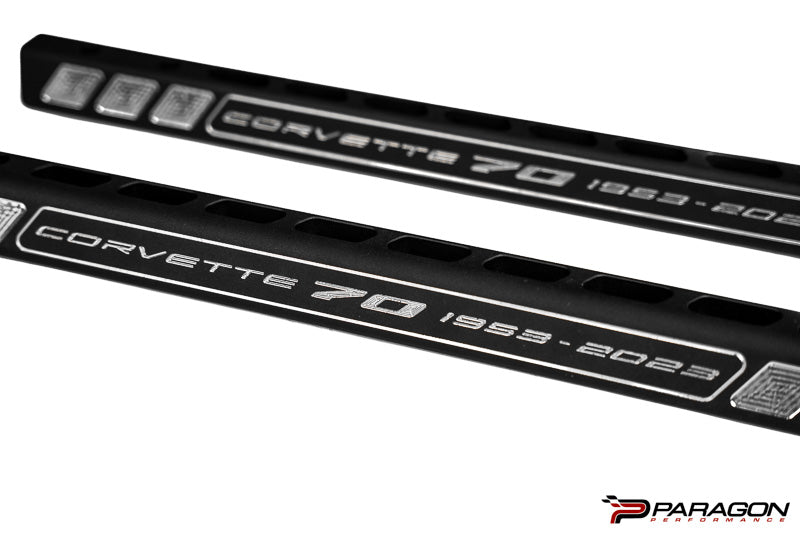 C8 Corvette "70th" Billet Strut Tower Support Bars
