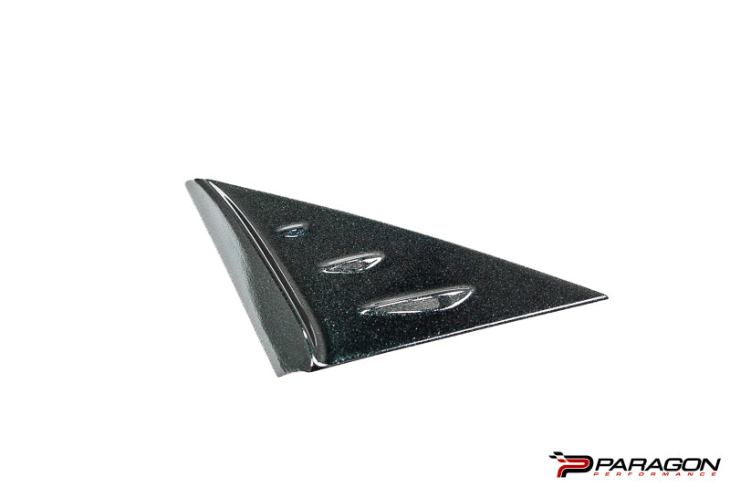 Paragon C8 Corvette Carbon Flash Anti-Buffeting A Pillar Trim Overlay