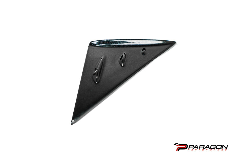 Paragon C8 Corvette Carbon Flash Anti-Buffeting A Pillar Trim Overlay
