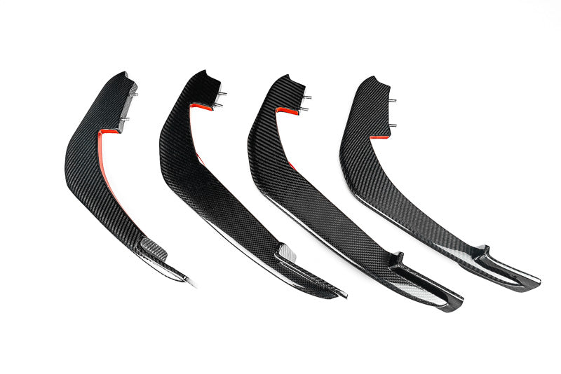 Paragon C8 Corvette Rear Diffuser Strakes - Carbon Fiber