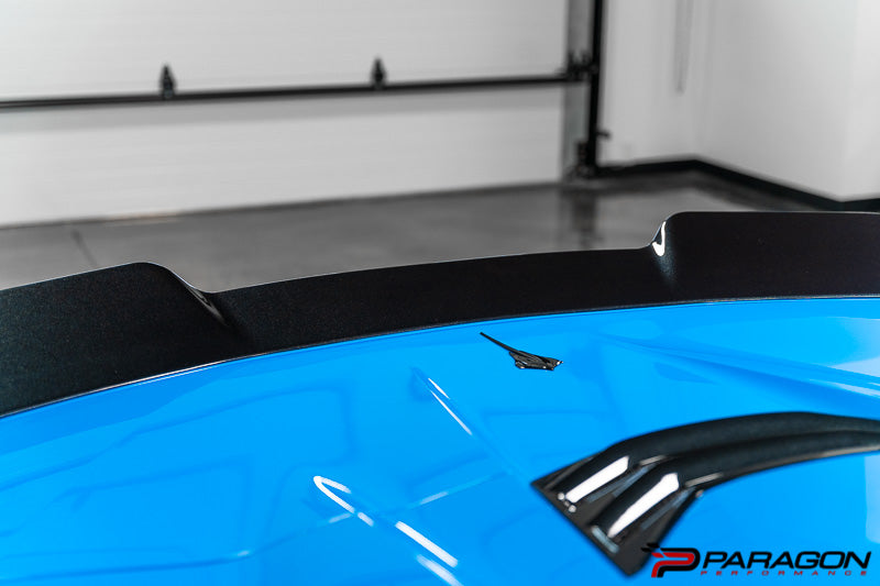 Paragon Performance C8 Corvette V2 Ducktail Rear Spoiler - Carbon Flash