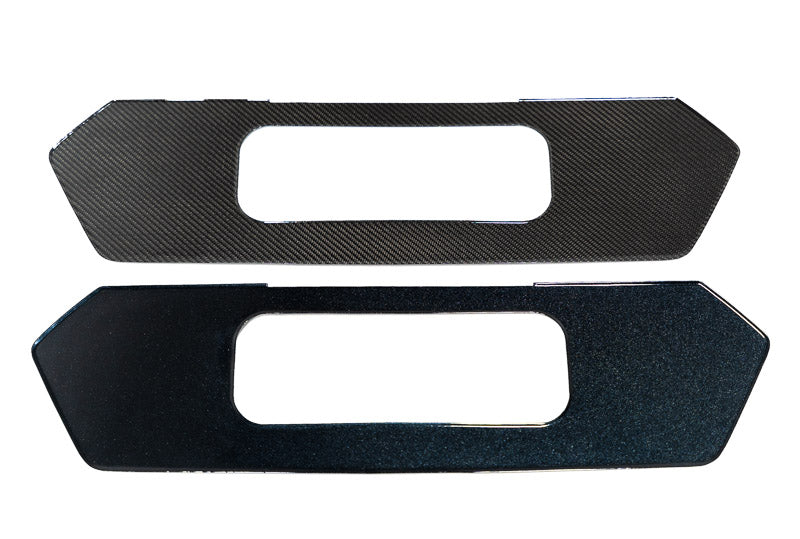 Paragon Performance C8 Corvette License Plate Insert - Carbon Fiber or Carbon Flash