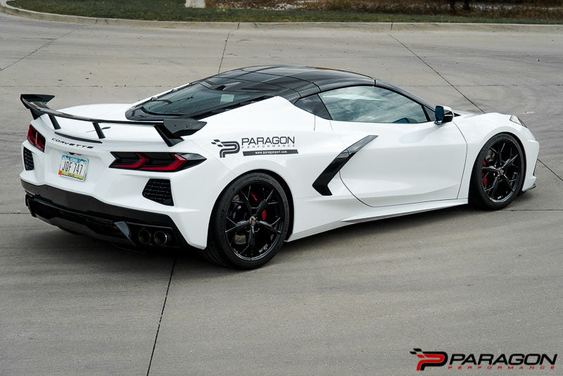 C8 Corvette OEM High Wing Spoiler - Carbon Flash