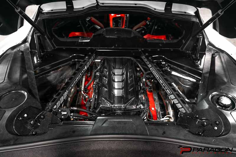 Paragon C8 Corvette Carbon Fiber Rear Strut Tower Covers