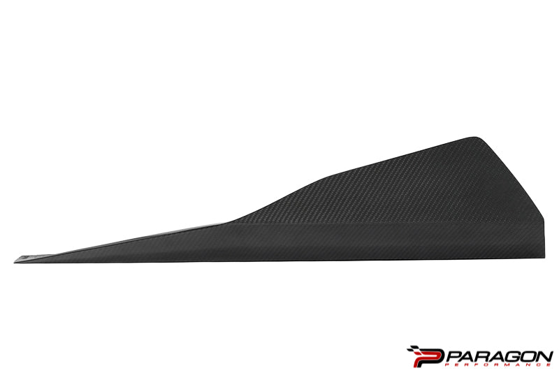 Paragon C8 Corvette Carbon Fiber Rocker Winglets - by Uni-Body