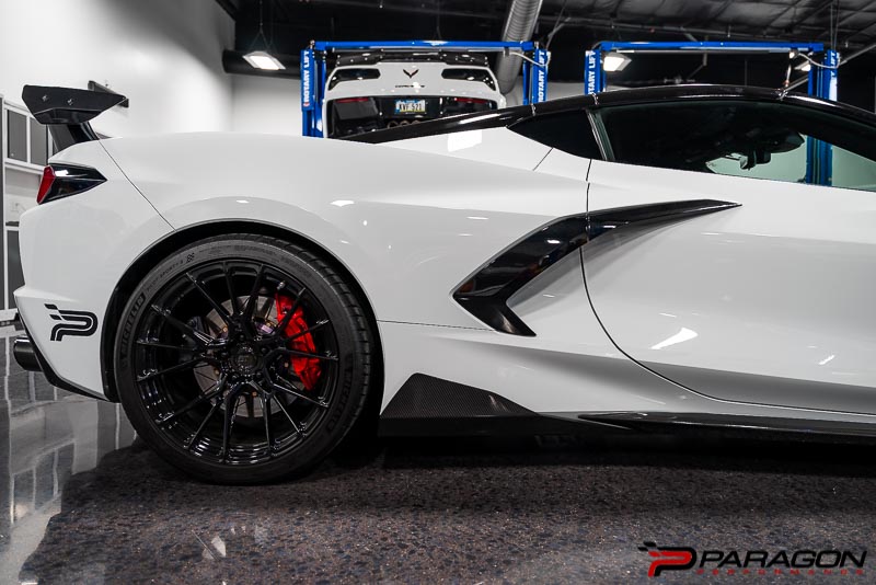 Paragon C8 Corvette Carbon Flash Rocker Winglets - by Uni-Body 