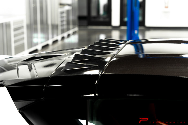 Paragon C8 Corvette Vortex Generators - Carbon Flash