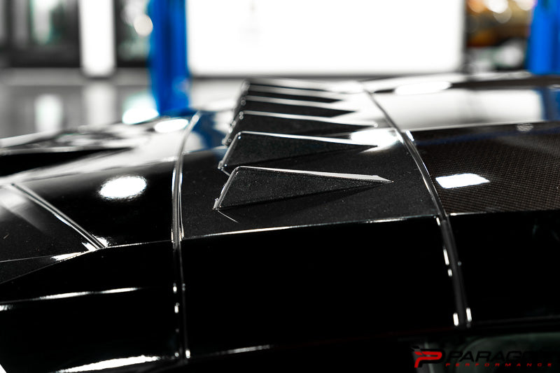 Paragon C8 Corvette Vortex Generators - Carbon Flash