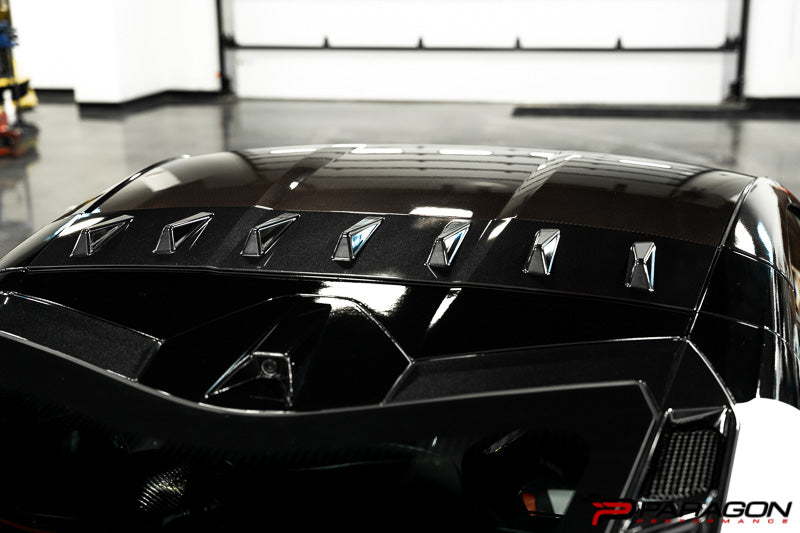 Paragon C8 Corvette Vortex Generators - Carbon Flash