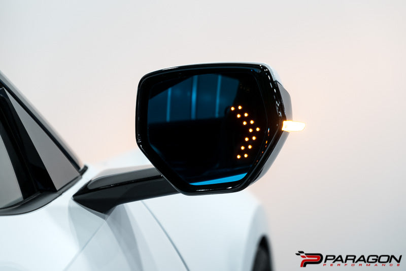 Paragon C8 Corvette Wide Angle Mirrors With Turn Signals, Defrosters, and Blind Spot