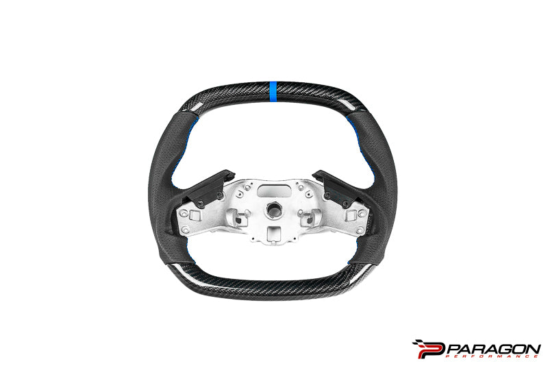 Paragon C8 Corvette Z06 Style Carbon Fiber Steering Wheel - Blue