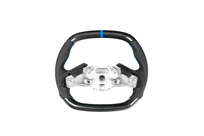 Paragon C8 Corvette Z06 Style Carbon Fiber Steering Wheel - Blue