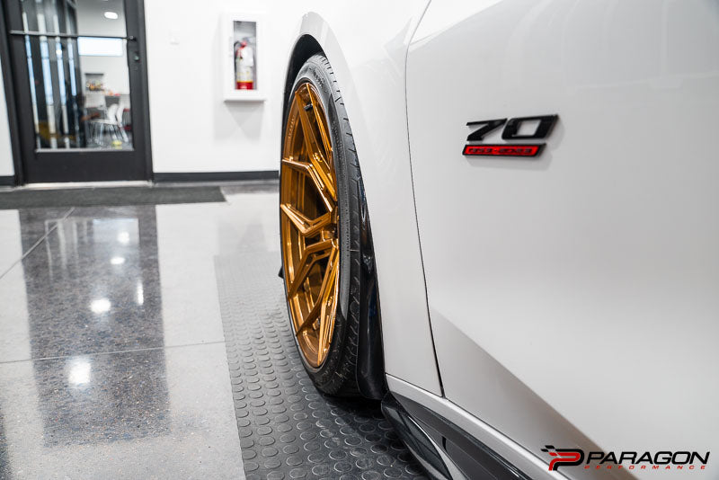 Paragon C8 Corvette Z06 & E-Ray Extended Front Splash Guards - Carbon Flash