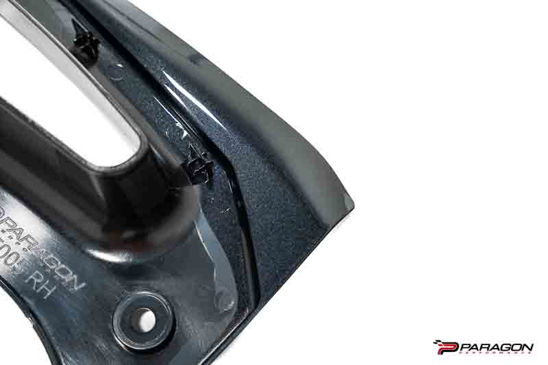 Paragon C8 Corvette Z06 & E-Ray Extended Rear Splash Guards - Carbon Flash