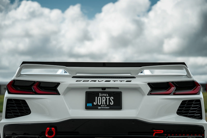 Paragon Performance V1 Gurney Flap for C8 Corvette Z51 Wing