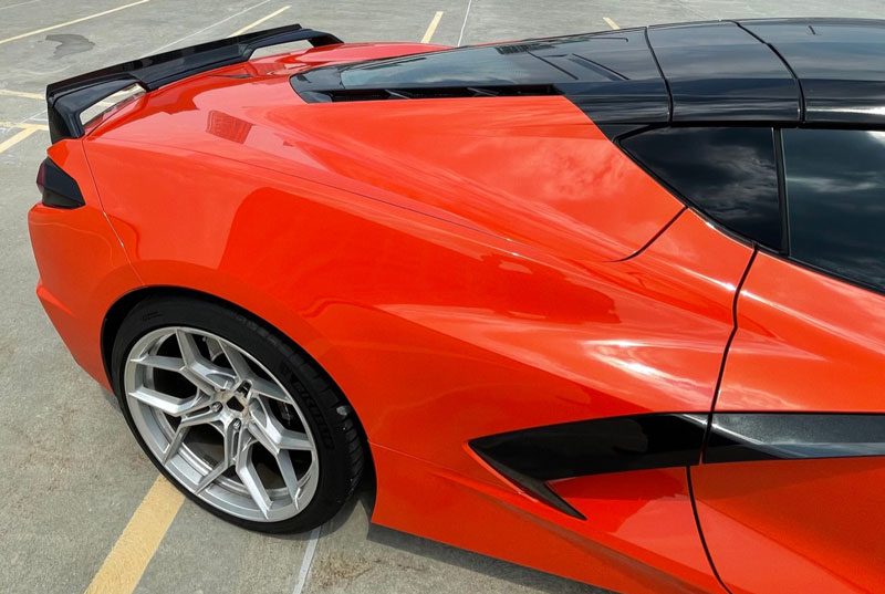 Paragon Performance V1 Gurney Flap for C8 Corvette Z51 Wing