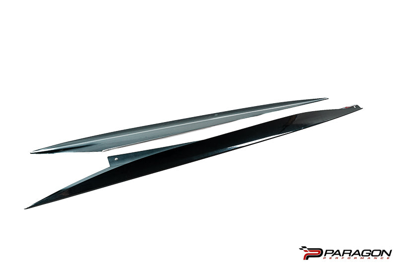 C8 Corvette Carbon Flash Rocker Panel Extensions | Paragon Performance