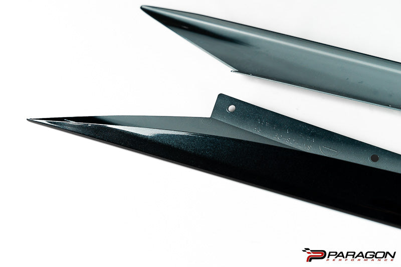 C8 Corvette Carbon Flash Rocker Panel Extensions | Paragon Performance
