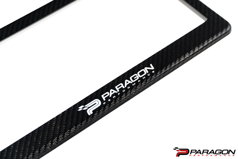 Paragon Performance Carbon Fiber License Plate Frame
