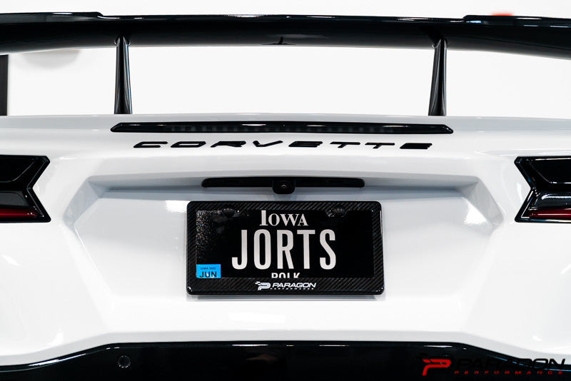 Paragon Performance Carbon Fiber License Plate Frame