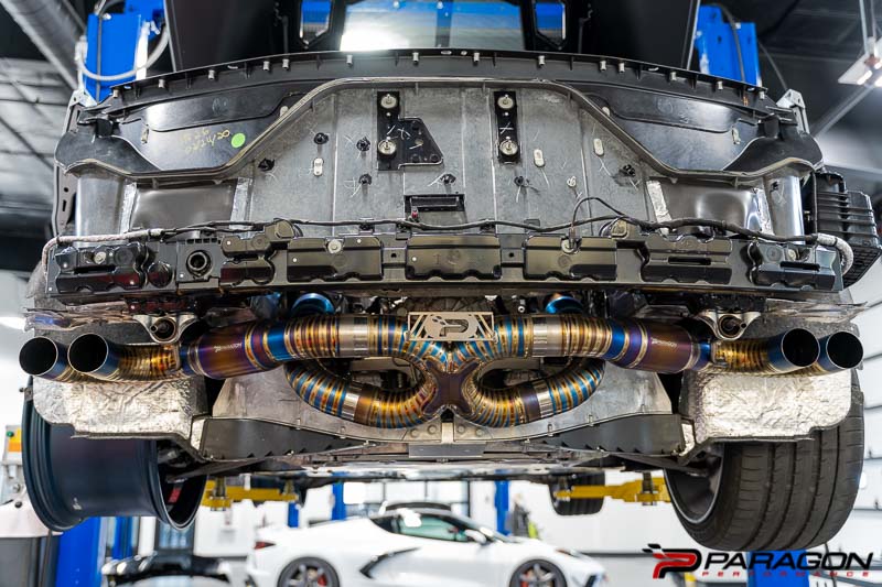 Paragon Performance C8 Corvette Cat back Titanium Exhaust