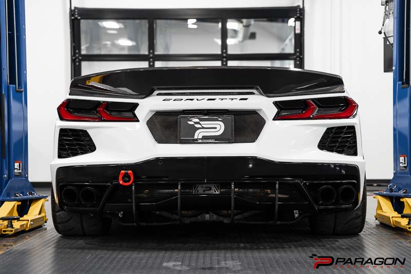 Paragon Performance C8 Corvette V3 Ducktail Rear Spoiler - Carbon Fiber