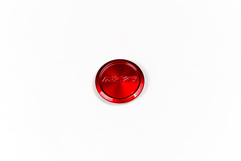 Rays Center Caps - Hyper Red - SOLD AS SINGLES