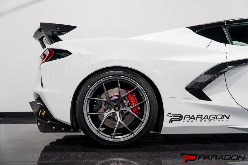 Titan 7 T-S5 19x9,20x11.5 5x120 Chevrolet C8  Corvette - Satin Titanium 