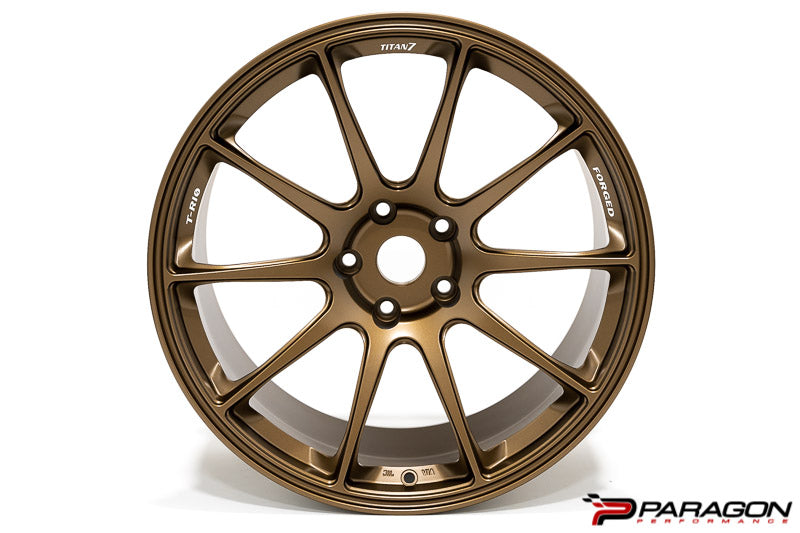 Titan 7 T-R10 Chevrolet C8 Corvette Wheels - Techna Bronze