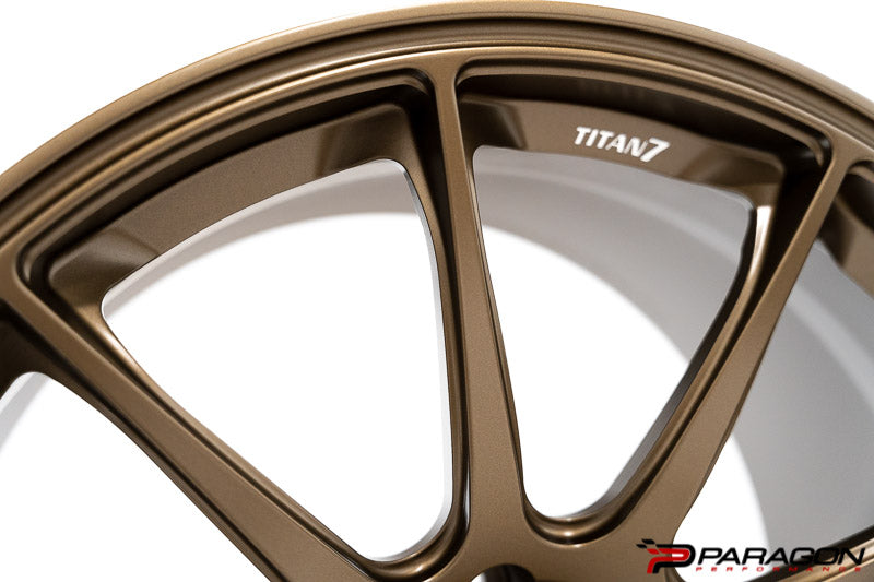 Titan 7 T-R10 Chevrolet C8 Corvette Wheels - Techna Bronze