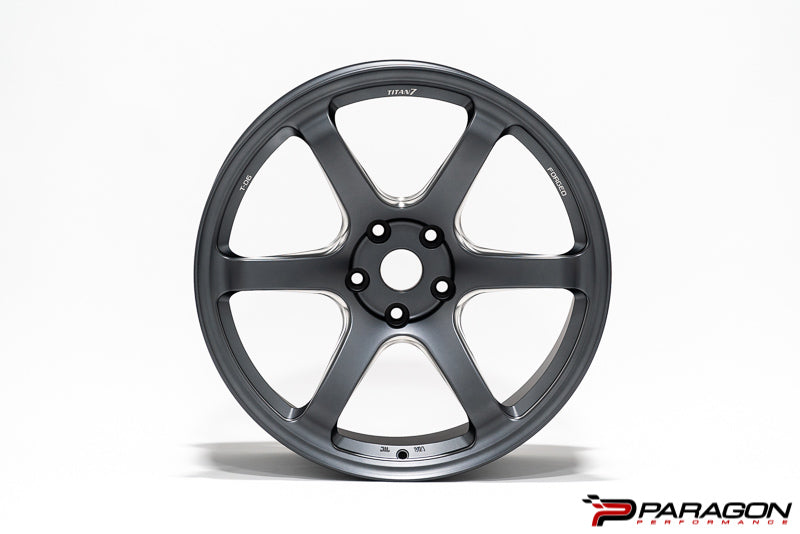 Titan 7 T-D6 19x9,20x11.5 5x120 Chevrolet C8  Corvette - Satin Titanium