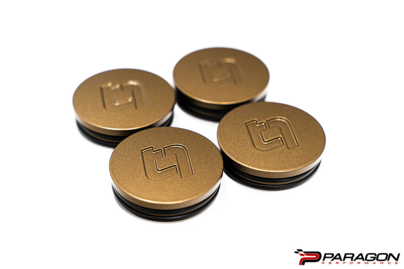 Titan 7 Techna Bronze Center Caps - C8 Corvette | Paragon Performance