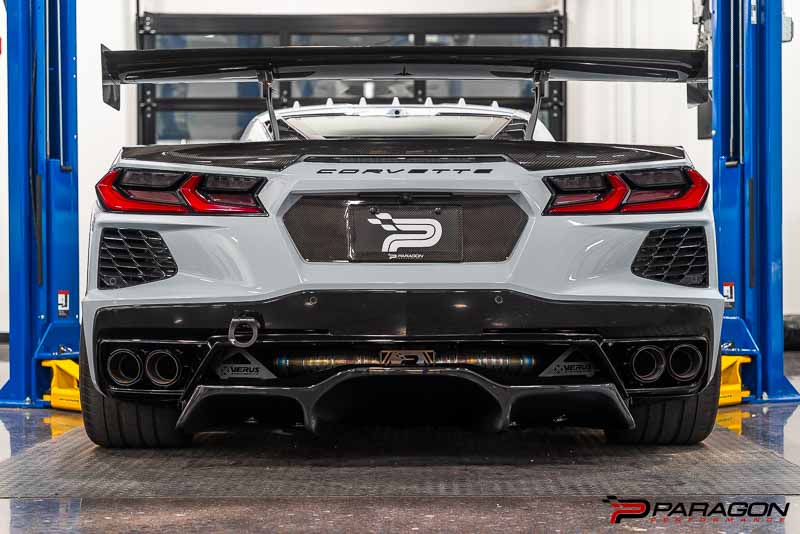 Verus Engineering C8 Corvette Carbon Flash Rear Diffuser