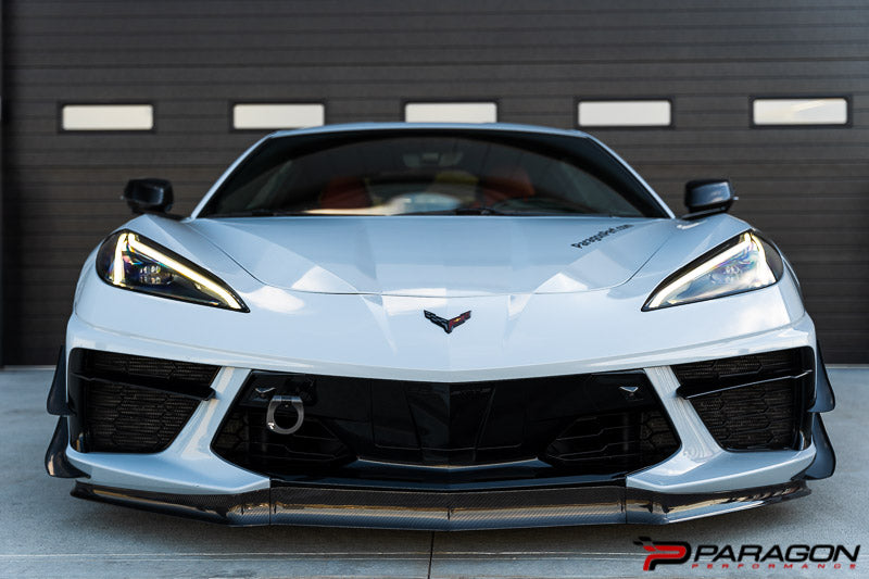 Verus Engineering Carbon Fiber Front Air Dam - C8 Corvette