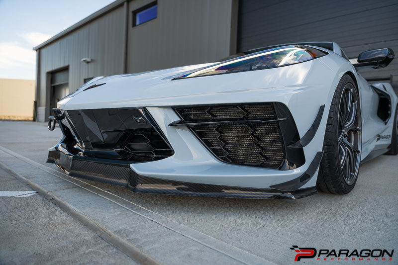 Verus Engineering Carbon Fiber Front Air Dam - C8 Corvette