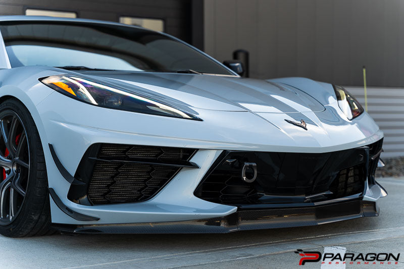 Verus Engineering Carbon Fiber Front Air Dam - C8 Corvette