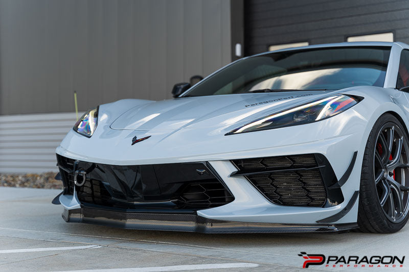 Verus Engineering Carbon Fiber Front Air Dam - C8 Corvette