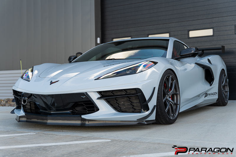 Verus Engineering Carbon Fiber Front Air Dam - C8 Corvette