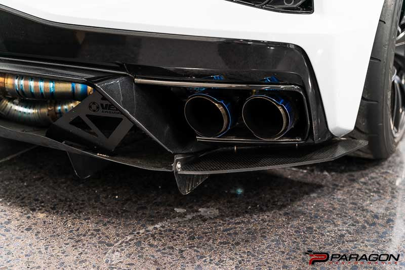 Verus Engineering C8 Corvette Carbon Polyweave Rear Spats 