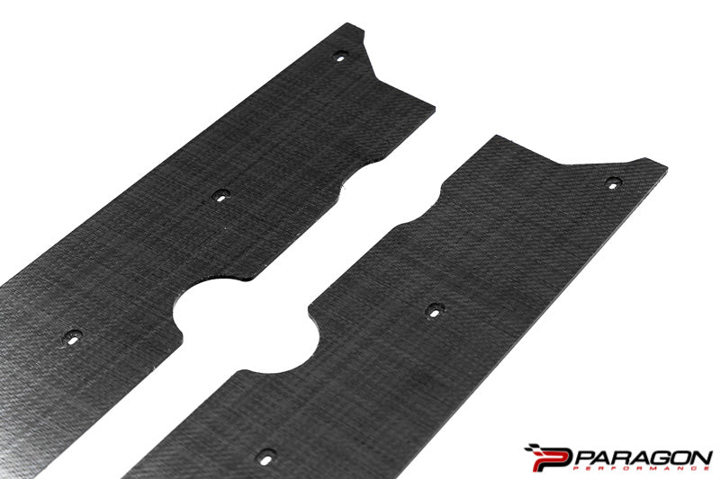 Verus Engineering Carbon Polyweave Side Splitter Kit - C8 Corvette