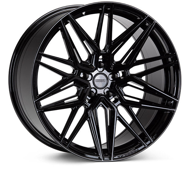 Vossen HF7 Wheels C8 Corvette - 20x9, 21x12 - Gloss Black