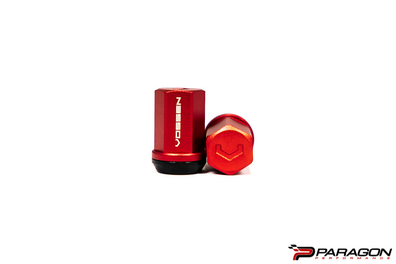 Vossen M14x1.5 Lug Nuts - Red