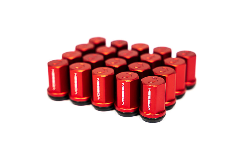 Vossen M14x1.5 Lug Nuts - Red